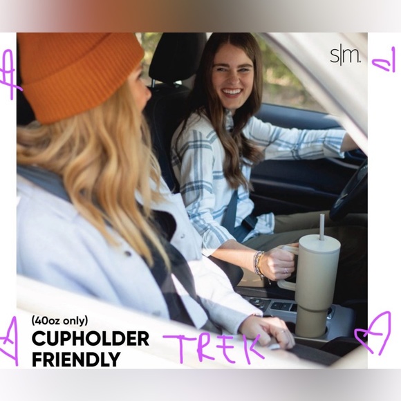 Simple Modern Trek 40oz Tumbler in Twirled In Tulle 😍 New 🆕 & Never Used😘 - Picture 13 of 17